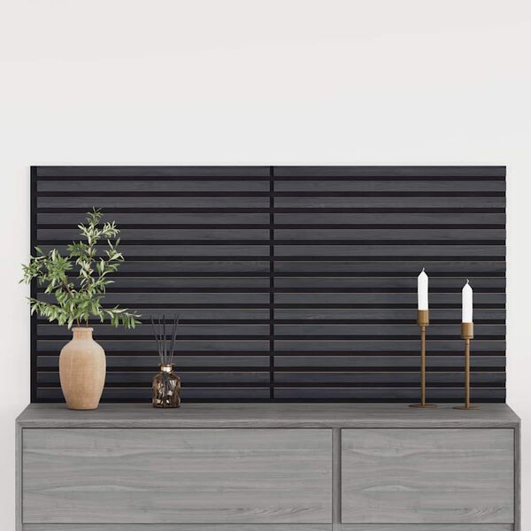 vidaXL Paneles acústicos de pared 2 uds listones 60,5x60 cm