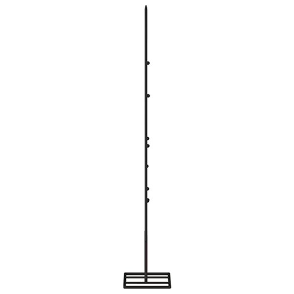vidaXL &Aacute;rbol de Navidad para decoraci&oacute;n metal negro 60 cm