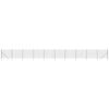 vidaXL Cerca de alambre de acero galvanizado gris antracita 2,2x25 m