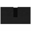 vidaXL Mueble de lavabo para baño Roble Negro 58 x 33 x 60 cm