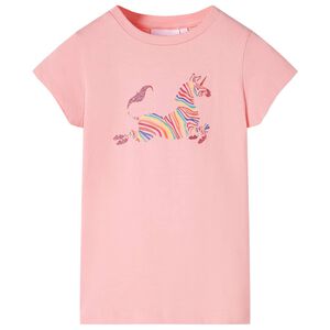 Camiseta infantil rosa 104