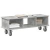 vidaXL Soporte de TV Gris Concreto 100 x 35 x 35 cm
