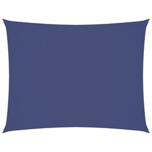 vidaXL Toldo de vela rectangular de tela oxford azul 2x3,5 m