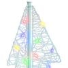 vidaXL &Aacute;rbol de Navidad con 100 LED Multicolor 120 cm Acr&iacute;lico