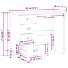 vidaXL Escritorio ASKIM Marr&oacute;n 95 x 40 x 75 cm Madera de pino macizo