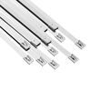 vidaXL Atadura de Cables 12 uds. 7,9 x 200 mm Plateado