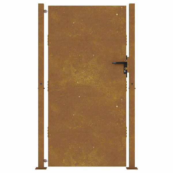 vidaXL Puerta de jard&iacute;n 100x200 cm de acero corten