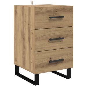 vidaXL Armario de Noche Roble artisan 40 x 40 x 66 cm