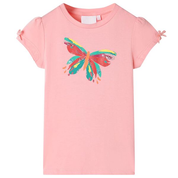 Camiseta infantil rosa 140
