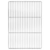 vidaXL Rejilla de parrilla 50 x 35 cm Acero inoxidable Plateado