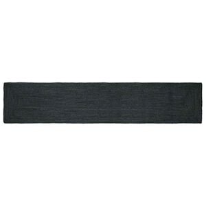 vidaXL Alfombra de &aacute;rea Gris oscuro 60 x 400 cm yute
