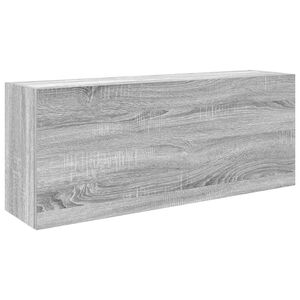 vidaXL Armario de pared ba&ntilde;o madera ingenier&iacute;a gris sonoma 100x25x40cm