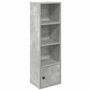 vidaXL Estanter&iacute;a de madera de ingenier&iacute;a gris hormig&oacute;n 31x24x102 cm