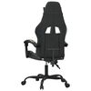 vidaXL Silla gaming giratoria cuero sint&eacute;tico negro y camuflaje