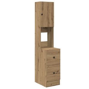 vidaXL Aparador de cocina Roble artisan 32 x 50 x 180 cm