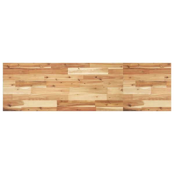 vidaXL Encimera tocador ba&ntilde;o madera acacia acabado aceite 160x40x2 cm