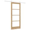 vidaXL Puerta Corredera ORKDAL Natural 83 x 202 cm