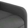 vidaXL Sill&oacute;n reclinable de tela gris oscuro