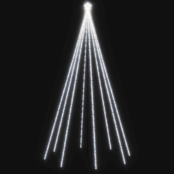 vidaXL Luces LED forma &aacute;rbol Navidad interior y exterior 400 LED 2,5 m
