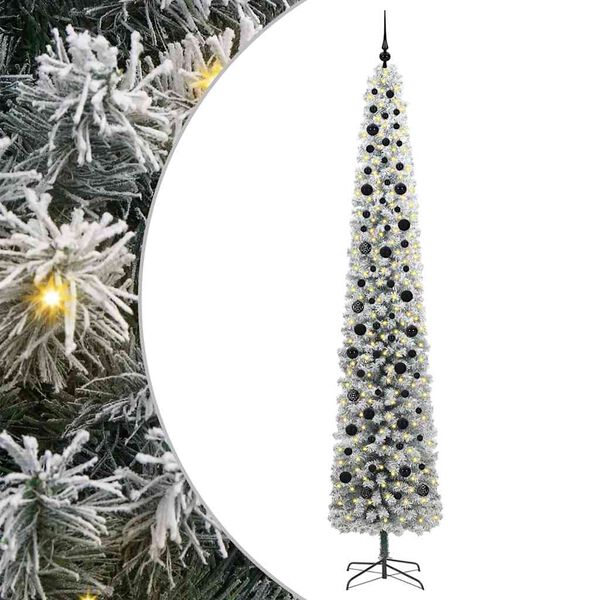 vidaXL &Aacute;rbol de Navidad artificial Verde 270 cm PVC, Acero y Pl&aacute;stico