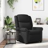 vidaXL Sill&oacute;n reclinable de cuero sint&eacute;tico negro brillante