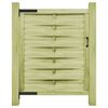 vidaXL Puerta de jard&iacute;n madera de pino impregnada verde 100x125 cm