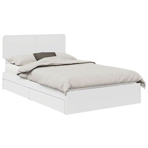 vidaXL Cama con almacenamiento 120 x 190 cm Madera de ingenier&iacute;a