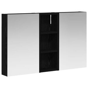 vidaXL Juego de Muebles de Ba&ntilde;o con estante 3 pcs 80 x 10,5 x 50 cm