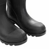 vidaXL Botas de agua con calcetines extra&iacute;bles negro n&uacute;mero 44 PVC