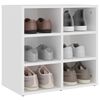 vidaXL Muebles zapatero 2 unidades blanco 52,5x30x50 cm