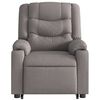 vidaXL Sillón eléctrico reclinable elevable de tela gris taupe