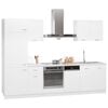 vidaXL Conjunto de armarios de cocina de 7 piezas "Lyon" de madera de ingenier&iacute;a blanca