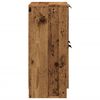 vidaXL Aparador de madera de ingenier&iacute;a envejecida 60x30x70 cm