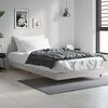 vidaXL Estructura de cama madera de ingenier&iacute;a gris Sonoma 90x200 cm