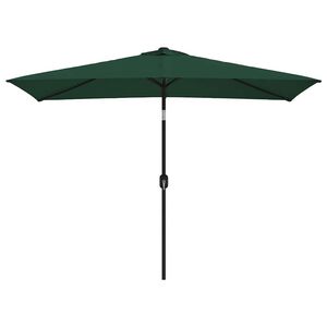 vidaXL Sombrilla rectangular verde 200x300 cm