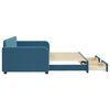 vidaXL Sofá cama nido con cajones terciopelo azul 90x200 cm