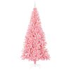 vidaXL &Aacute;rbol de Navidad con 300 LED con soporte Rosa 240 cm PVC