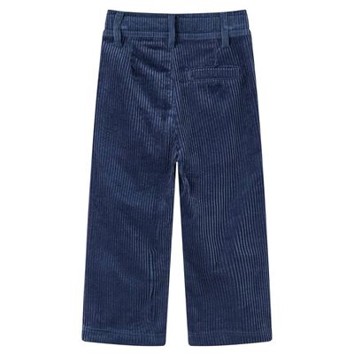 Pantalón infantil pana azul marino 92