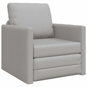vidaXL Sof&aacute; cama Gris Nube 74 x 77 x 81 cm tela