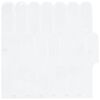 vidaXL Loseta de pluma 10 pcs 30 x 30 cm Poliuretano y PET