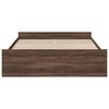 vidaXL Cama con cajones madera de ingenier&iacute;a marr&oacute;n roble 150x200 cm