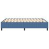 vidaXL Cama de plataforma Azul 160 x 200 cm tela