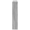 vidaXL Borde de chimenea madera ingeniería gris Sonoma 100x20x100 cm
