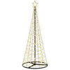 vidaXL &Aacute;rbol de Navidad LED en espiral con base EKENAS 180 cm 220 LED