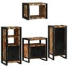 vidaXL Juego de muebles de ba&ntilde;o 4 pcs Madera reciclada maciza