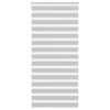 vidaXL Estor cebra gris claro 95x230 cm tejido ancho 90,9 cm poli&eacute;ster