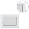 vidaXL Color interno de ventana de s&oacute;tano blanco RISOR 80 x 55 cm