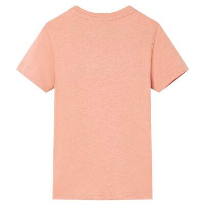 Camiseta infantil naranja claro 92