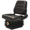 vidaXL Asiento de tractor con suspensi&oacute;n respaldo ajustable negro