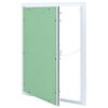 vidaXL Panel de acceso Verde y Plata 55 x 65 cm Aluminio y Pladur